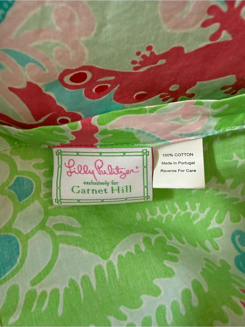Lilly Pulitzer Checking In Shower Curtain